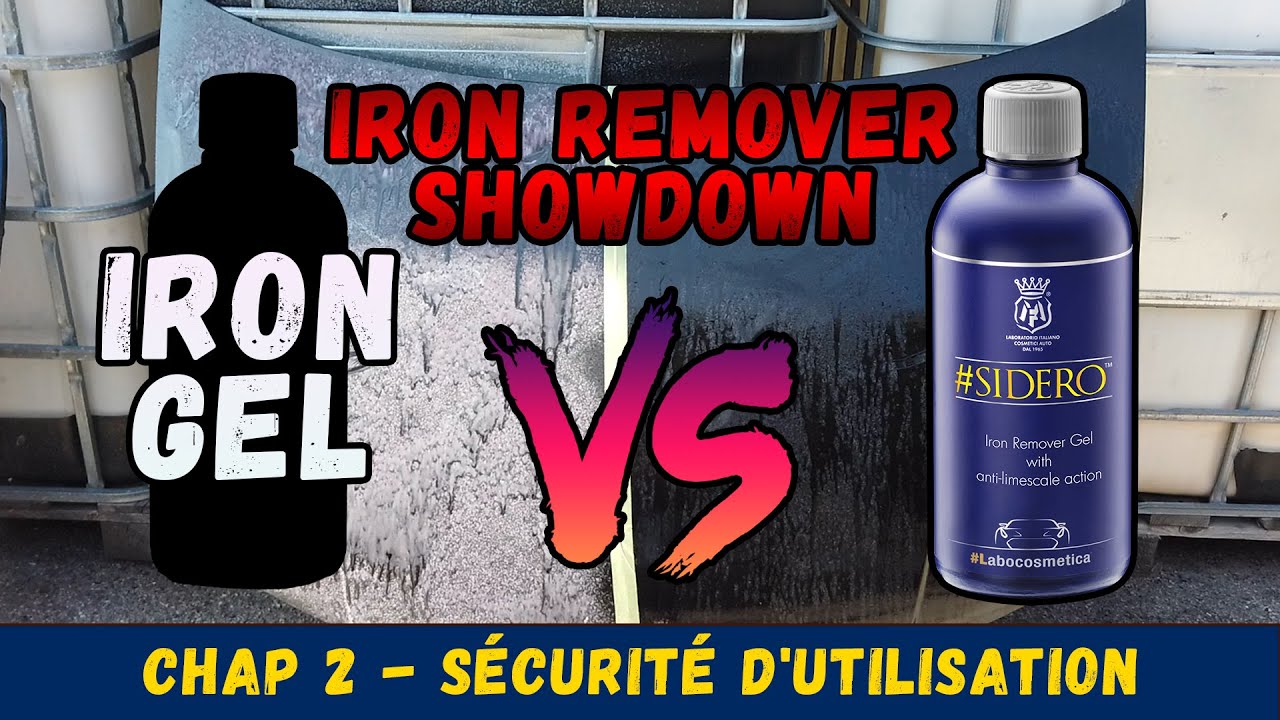 Car Detailing: IRON REMOVER SHOWDOWN – Chap 2: TEST Sécurité d’utilisation: Iron Gel vs SIDERO